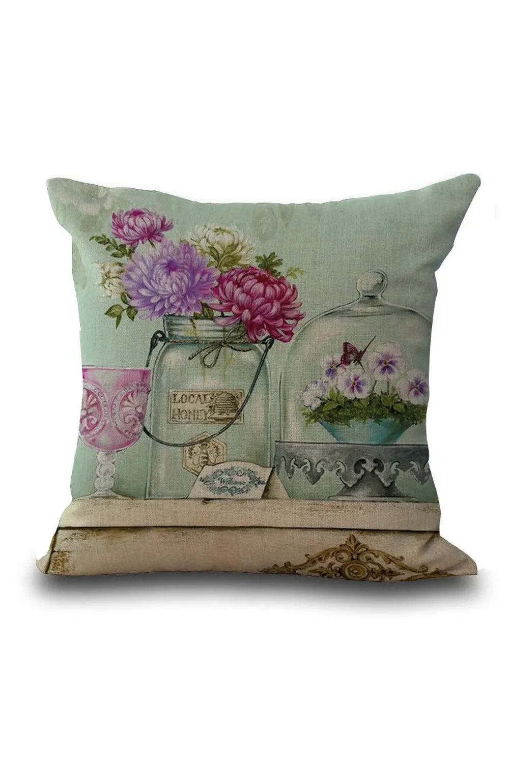 Floral Car Seat Cushion Cover | Bowlift