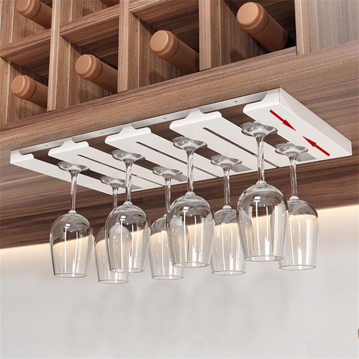 BowLift | Under Cabinet Glass Organizer Rack