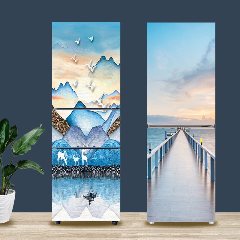 BowLift | Stylish Waterproof Self-Adhesive Refrigerator Sticker