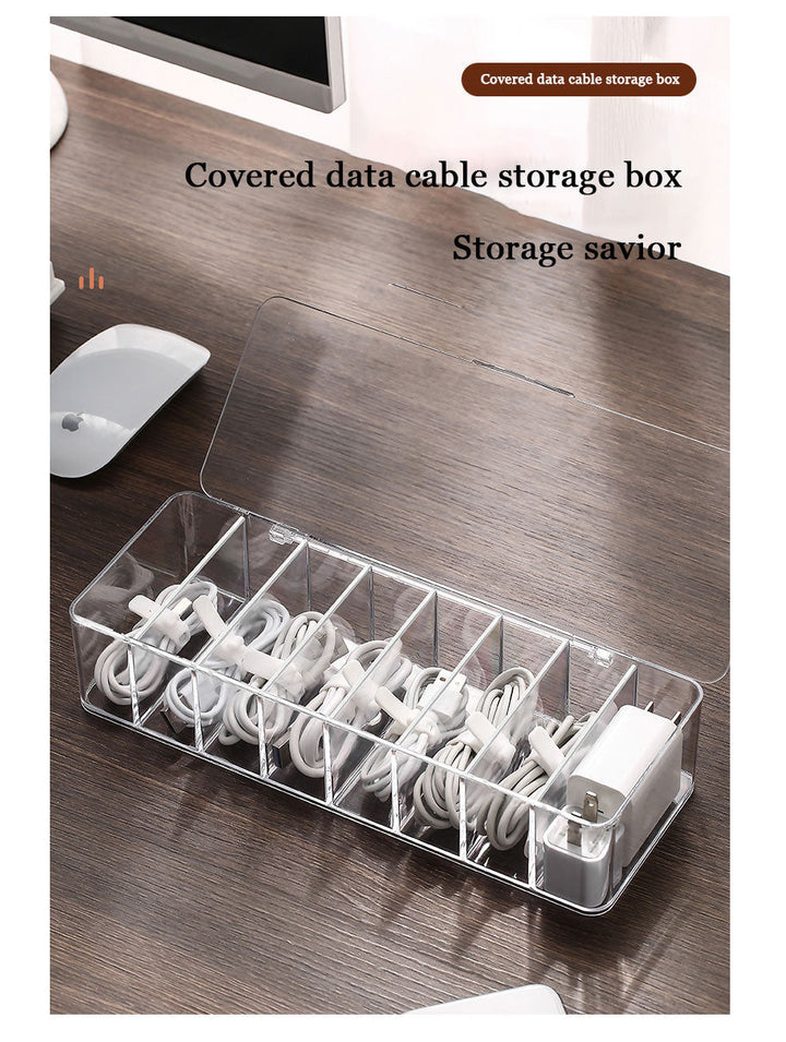 BowLift | Transparent Cable Organizer Box