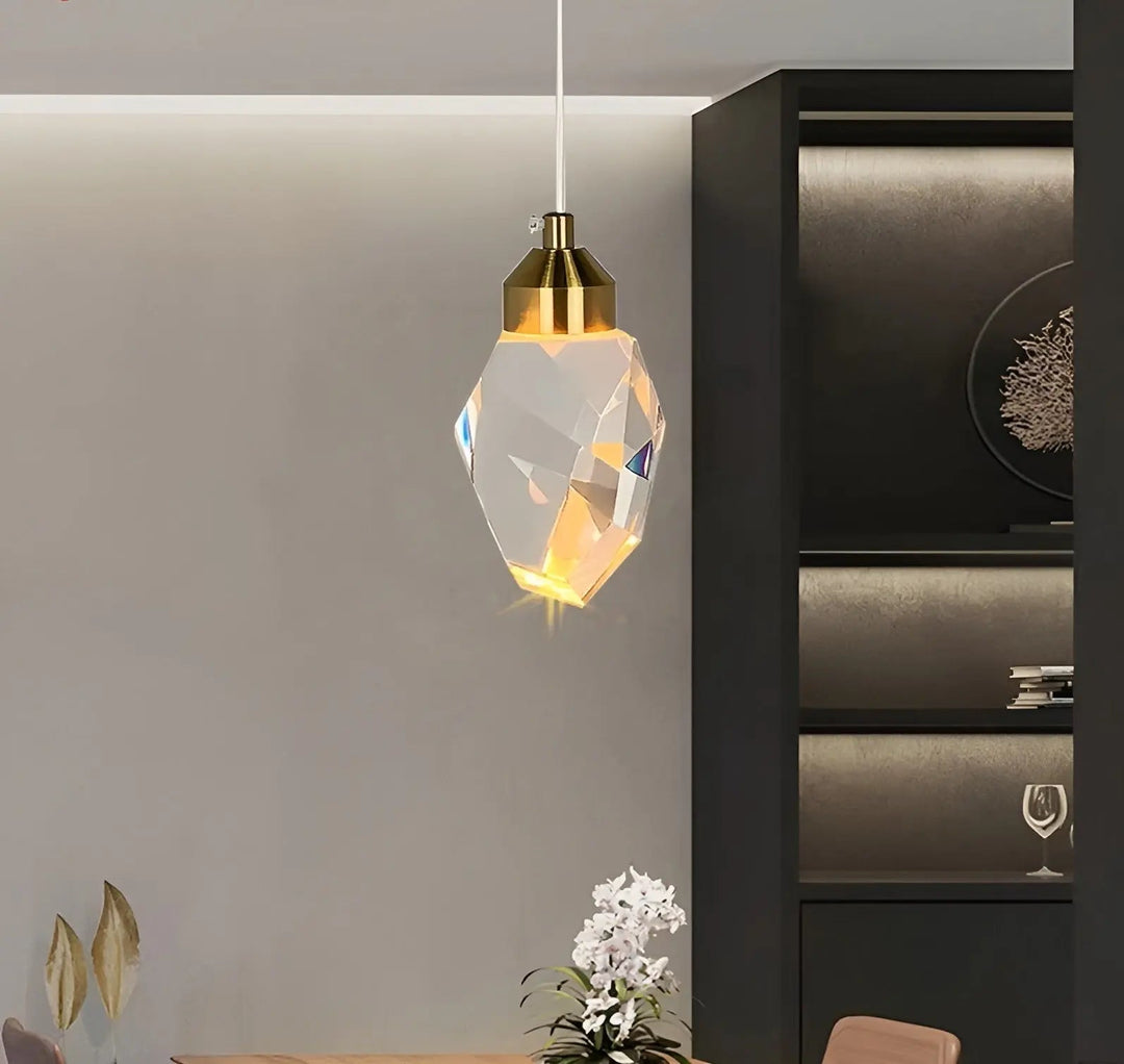 BowLift | Luxurious Crystal Chandelier with LED Lighting - CrystalElegance