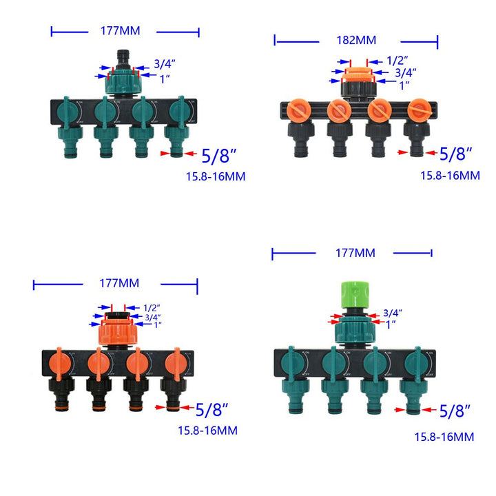BowLift | 4-Way Garden Tap Water Splitter