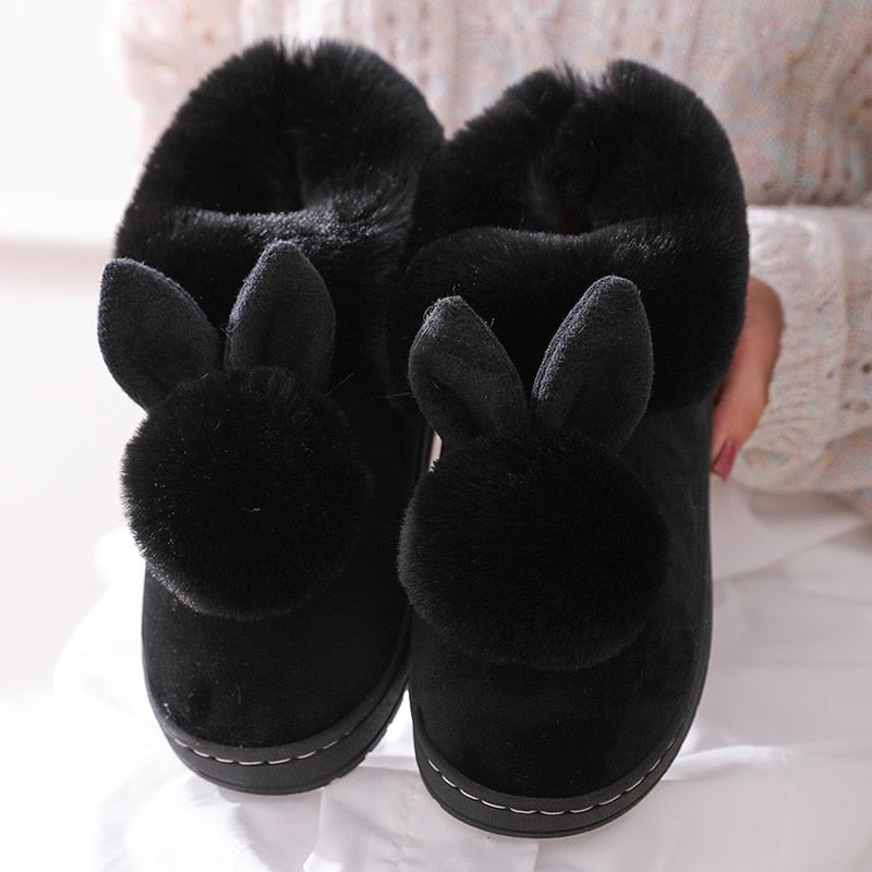 BowLift | Cozy women's slippers with bunny ears