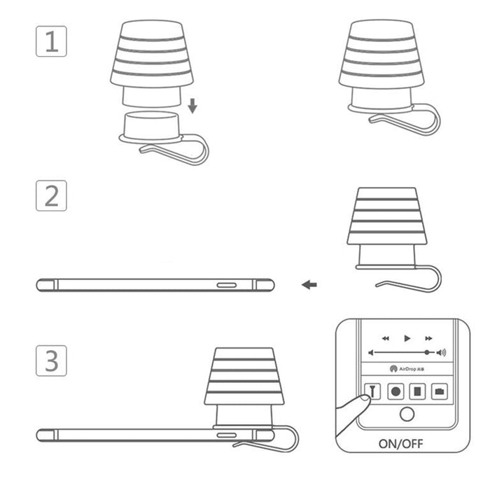 BowLift | Phone Flashlight Lampshade Night Lamp