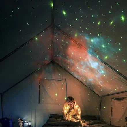 BowLift | Astronaut Galaxy Projector | 8 Adjustable Nebula Colors & Remote Control for Relaxation and Stargazing