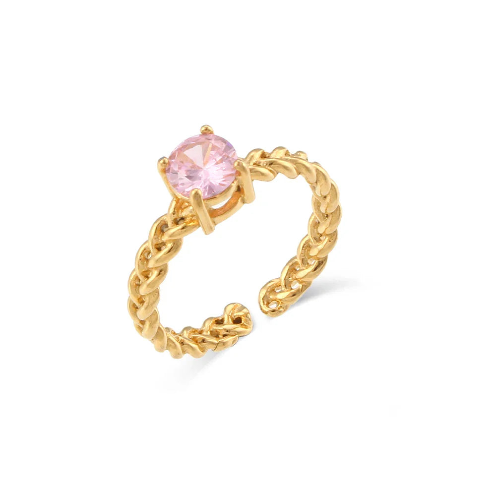 BowLift | Classy Woven Band Diamond Ring