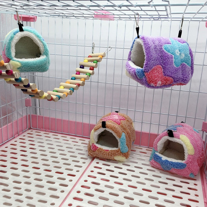 Soft Hamster House with Hammock Bowlift