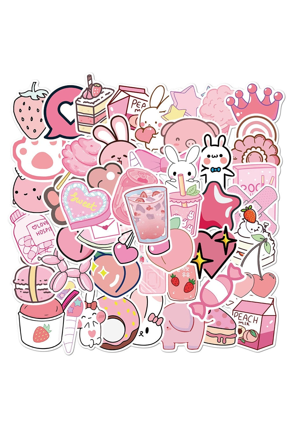 Pink Sticker Set | Bowlift