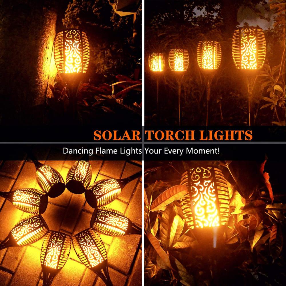 LED Solar Garden Torpedoes Deluxe 96 LED (4 pieces) | Bowlift