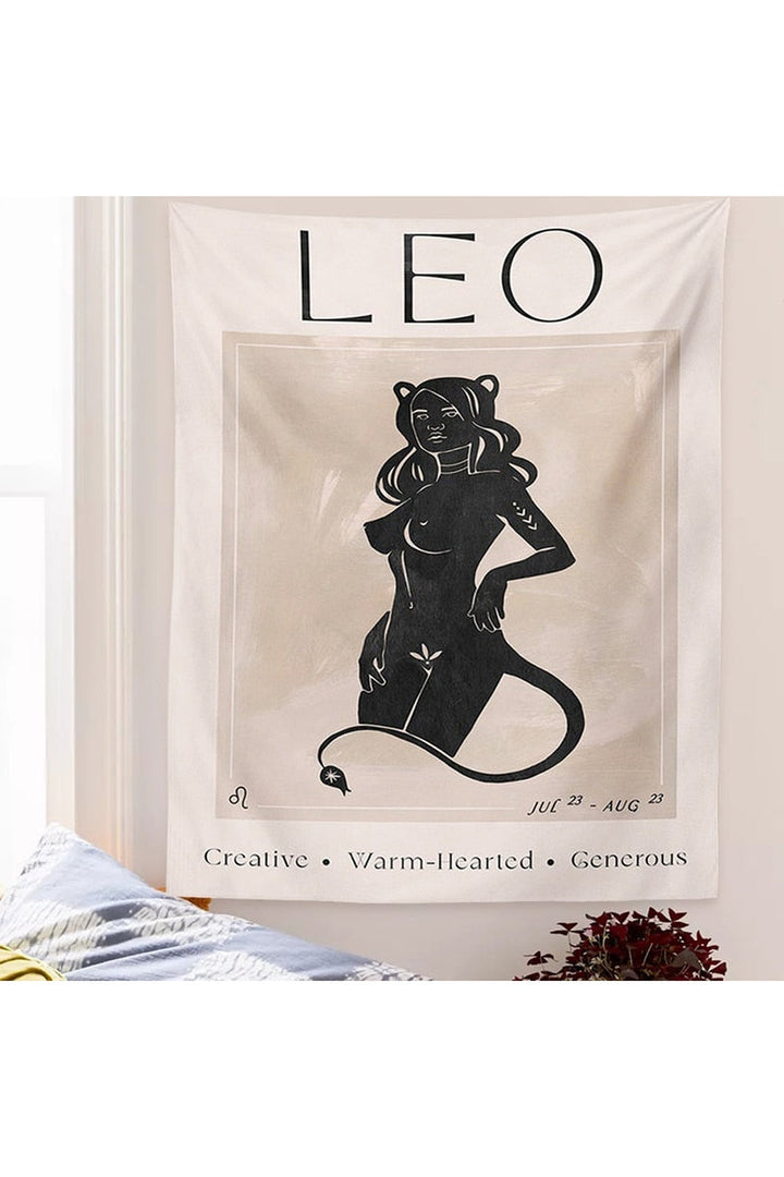 Power' Zodiac Wall Tapestry | Bowlift