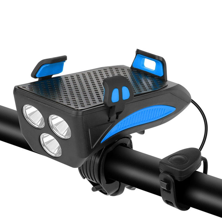 BowLift | RideLight 4-in-1 Bike Light | Power Bank, Phone Holder & Horn | 400 Lumens Waterproof Light