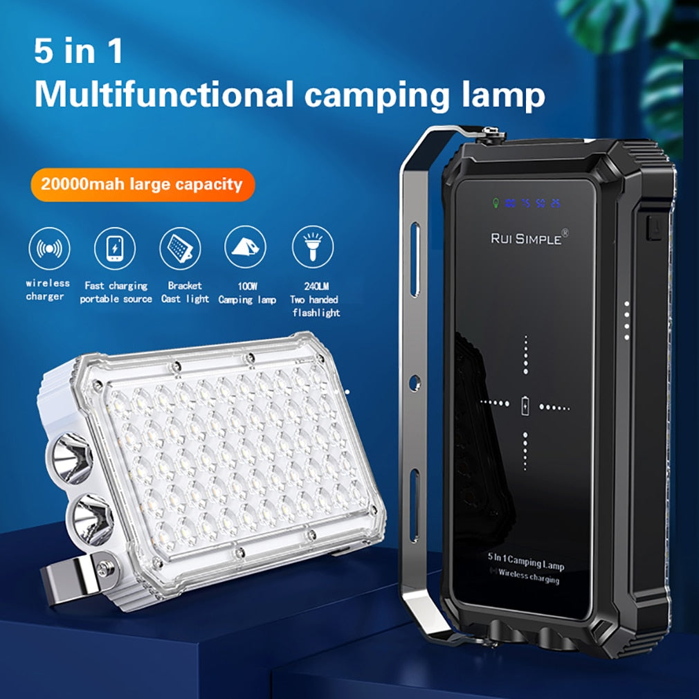 BowLift | Waterproof Wireless Charging LED Lamp Power Bank