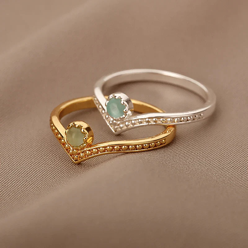 BowLift | Vintage Inspired Opal Crown Point Ring