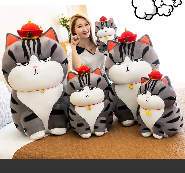 Moody Cat Soft Cuddly Plush Pillow | Bowlift