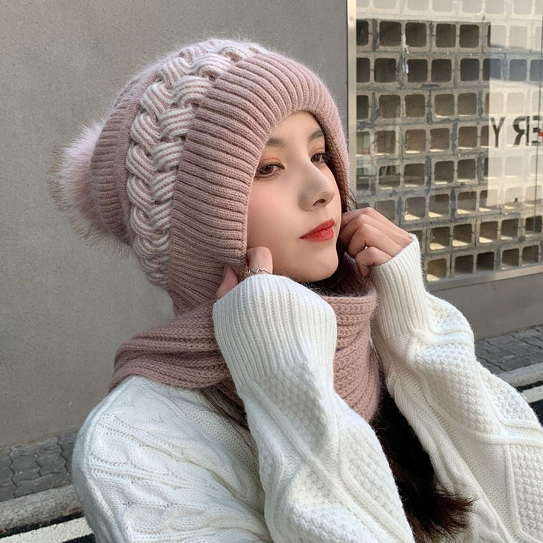 BowLift | 2in1 Wool Winter Scarf Hat