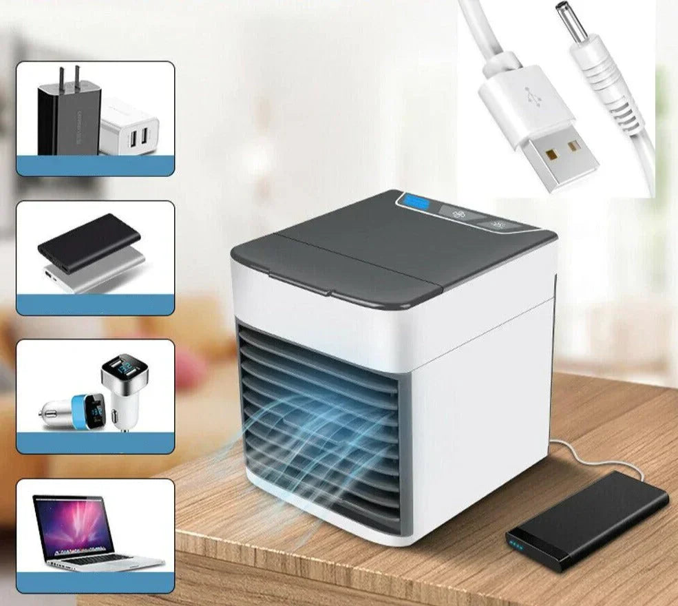 BowLift | Portable Air Cooler Fan with Purifier Light