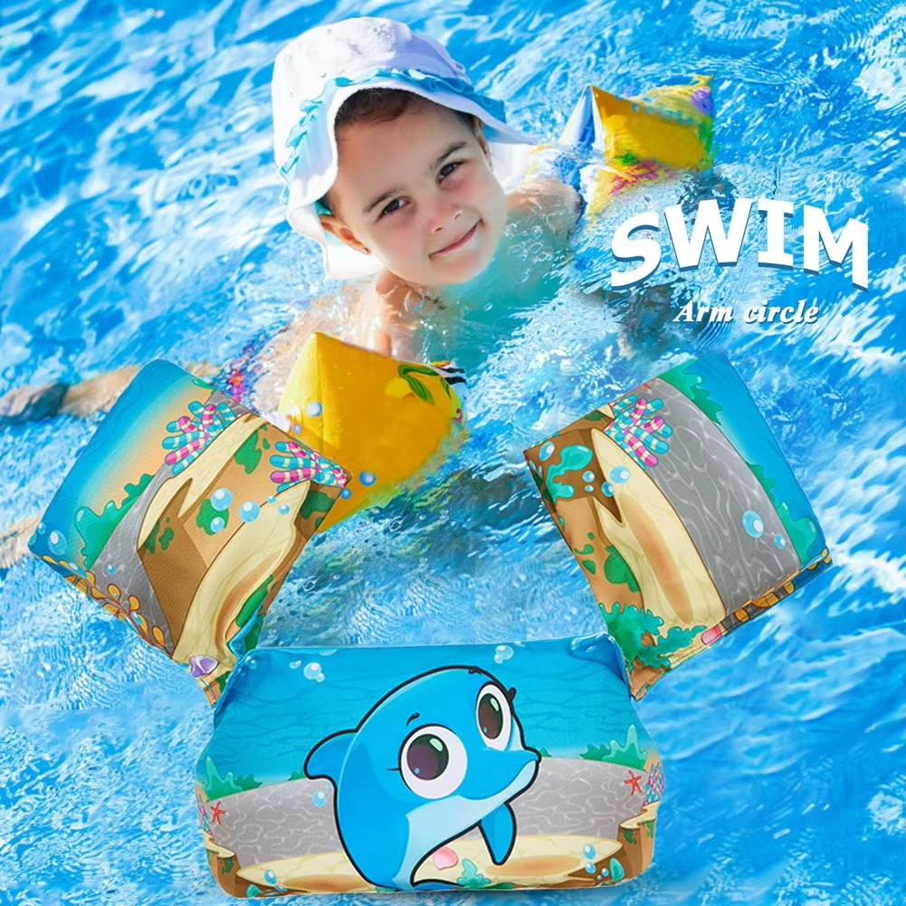 BowLift | Kids’ Swim Arm Float and Safety Vest for Water Confidence