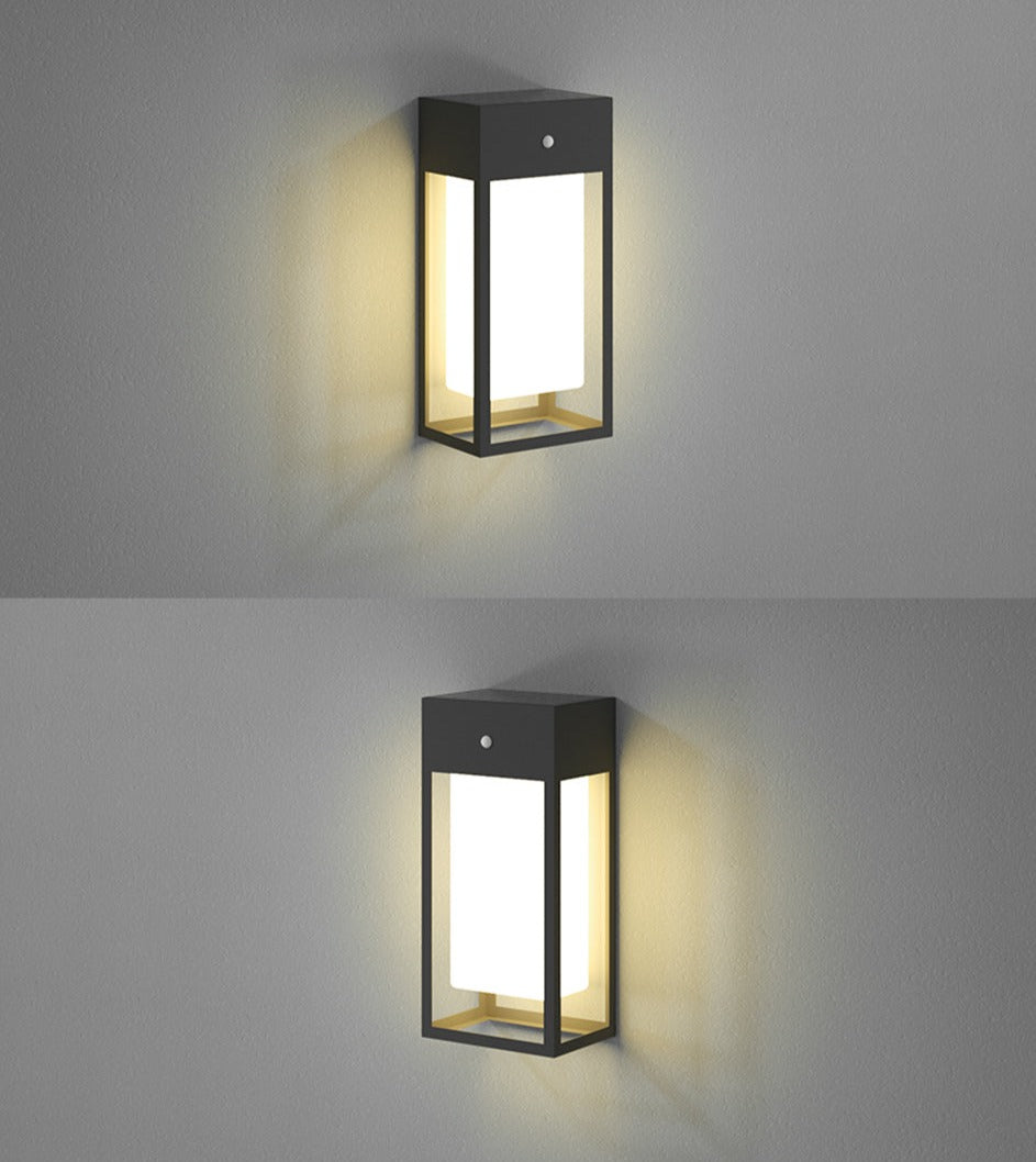 BowLift | SolarAura – Smart Solar Wall Lamp for the Garden