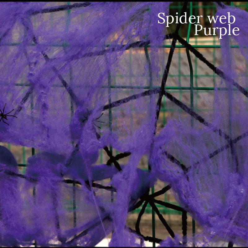 BowLift | Artificial Stretchy Cobweb Halloween Decoration