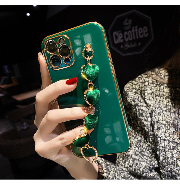 BowLift | Precious Metal Heart iPhone Case