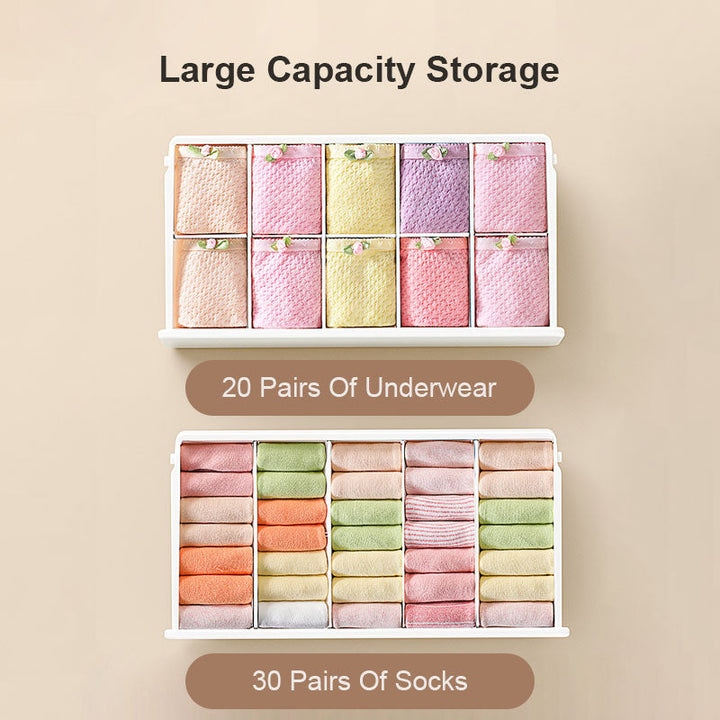 BowLift | Closet Wise Self-Adhesive Space Saving Organizer Box