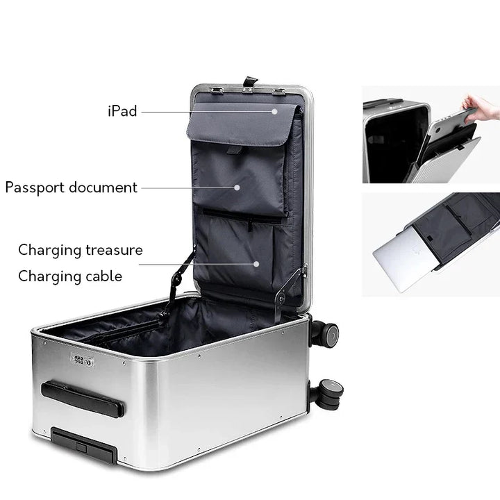 BowLift | 100% Aluminum Hardshell Suitcase – Valparaíso