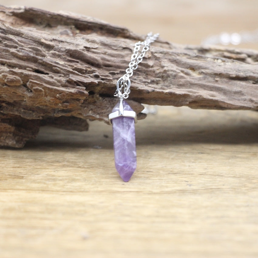 BowLift | Hexagon Natural Stone Chakra Necklace
