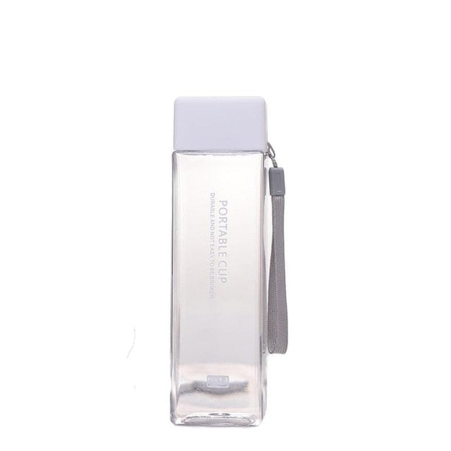 BowLift | Transparent Square Classy Water Bottle Thermos