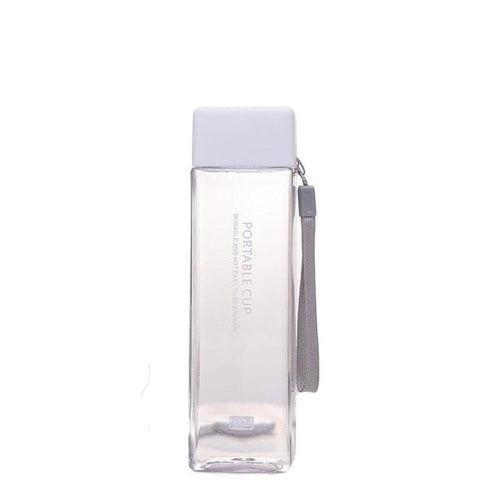 BowLift | Transparent Square Classy Water Bottle Thermos