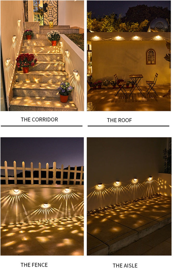 BowLift | NoirRay – Solar Wall Lamp with Elegant Modern Glow