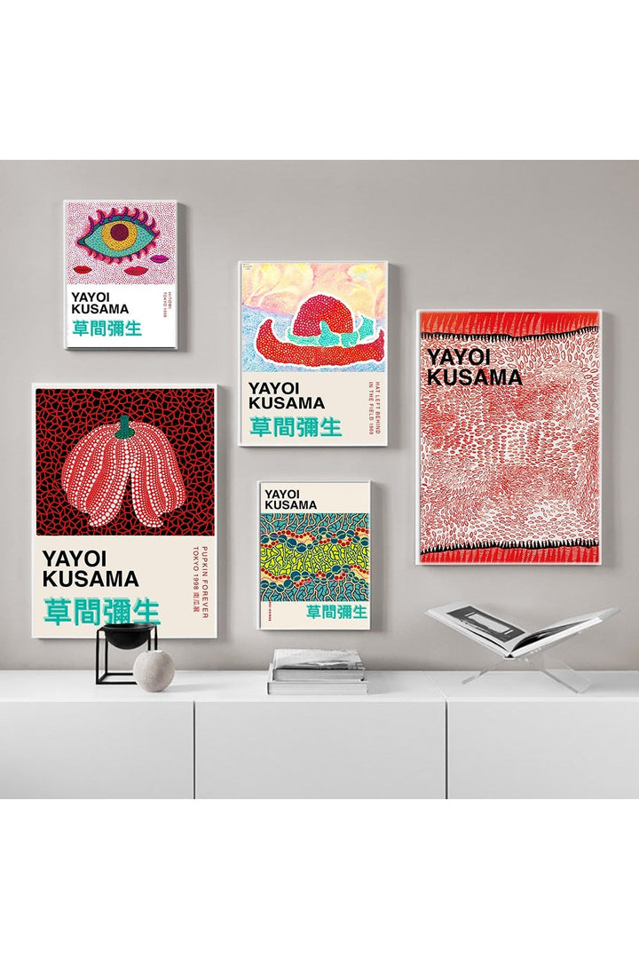 Kusama Inspired Canvas Poster | Bowlift
