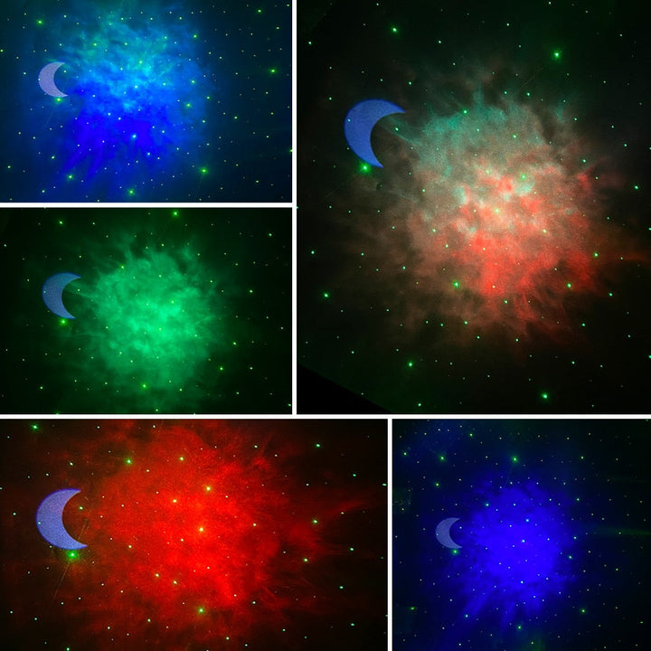 Galaxy Glow Rotating Starry Sky Projector | Bowlift