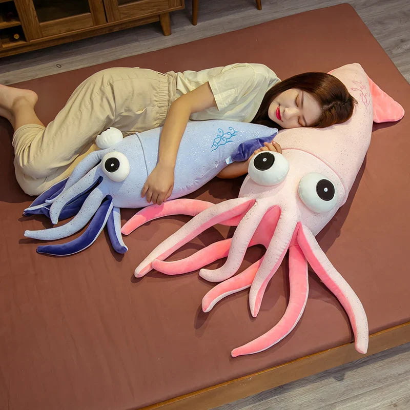 BowLift | Jumbo Huggable Squid Softie Plush Toy
