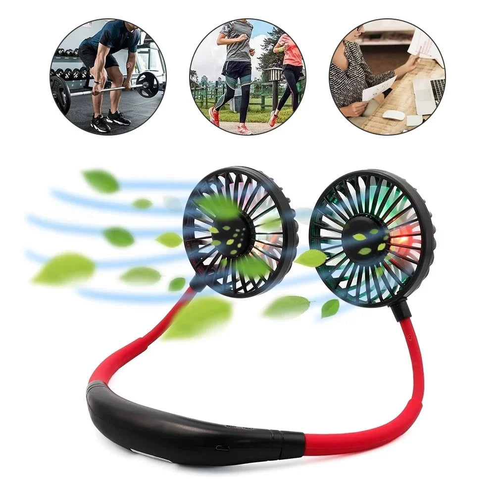 Hands-Free Neck Fan – Cool Air Without Holding | Bowlift