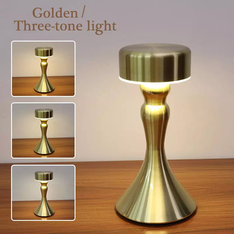 ChicLuxe – Wireless Table Lamp with Charging Function Bowlift