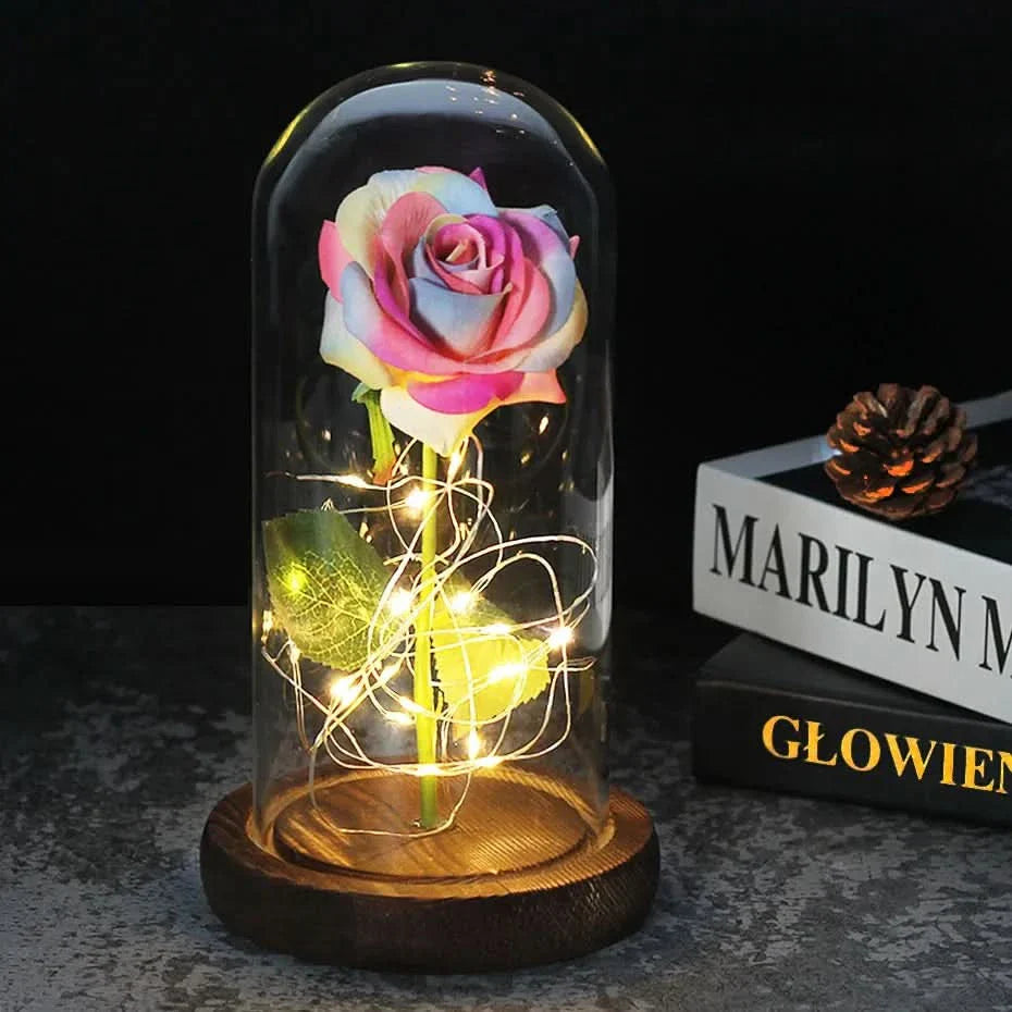 BowLift | Eternal Rose in Glass Dome with LED Lights