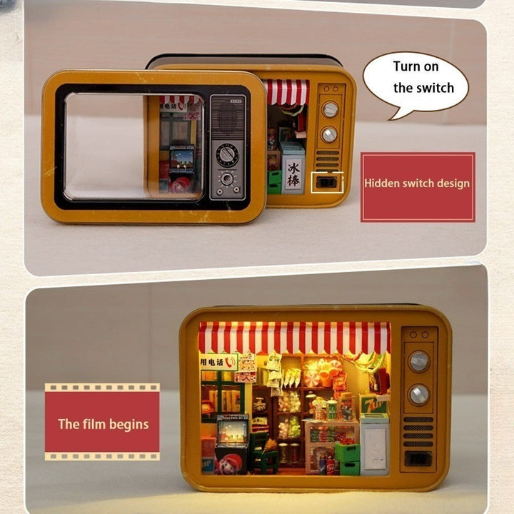 BowLift | Mini Mansion Wooden Furnished Doll House