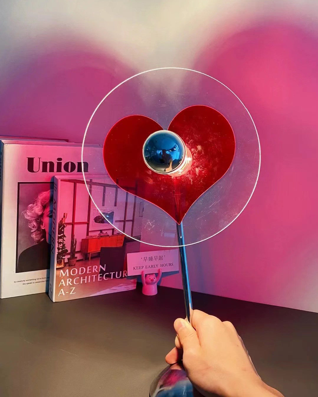 BowLift | LoveGlow – Elegant Table Lamp with Rechargeable LED