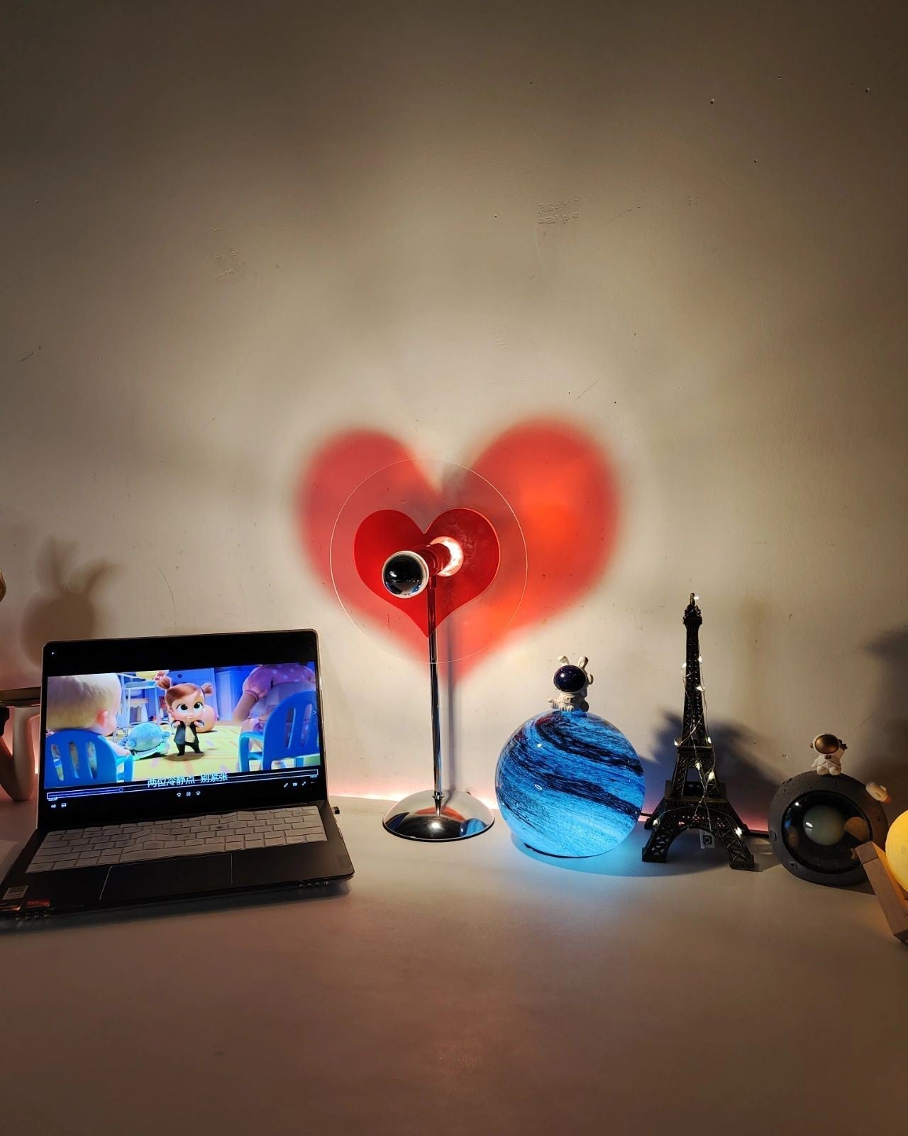 BowLift | LoveGlow – Elegant Table Lamp with Rechargeable LED