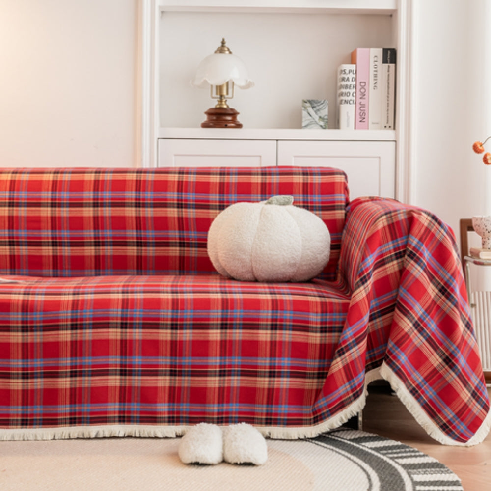BowLift | Hearthline Cottage Plaid Sofa Cover