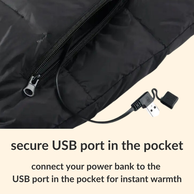 BowLift | Men’s & Women’s Heated Jacket – Best Rechargeable Heated Puffer Coat, Lightweight Battery Heated Winter Jacket UK