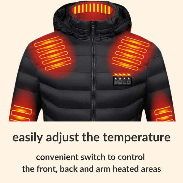 BowLift | Men’s & Women’s Heated Jacket – Best Rechargeable Heated Puffer Coat, Lightweight Battery Heated Winter Jacket UK