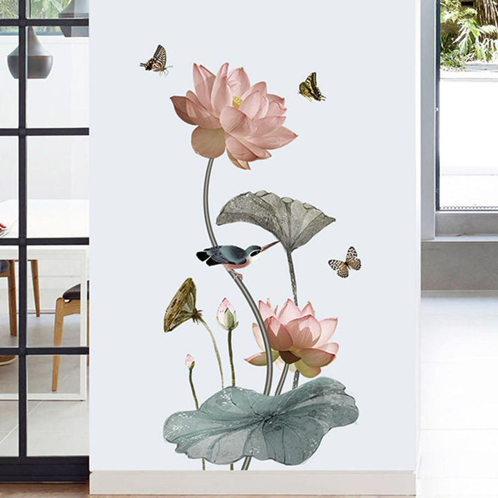 BowLift | Modern Blossom Lotus Self-Adhesive Wall Sticker