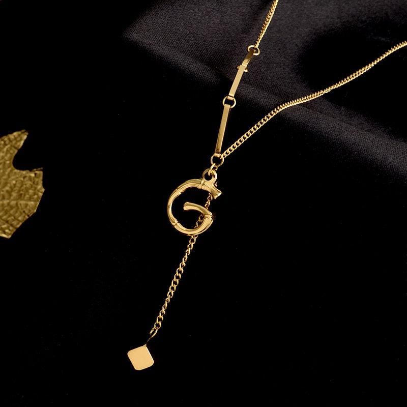 BowLift | Charming Initials Letter Necklace