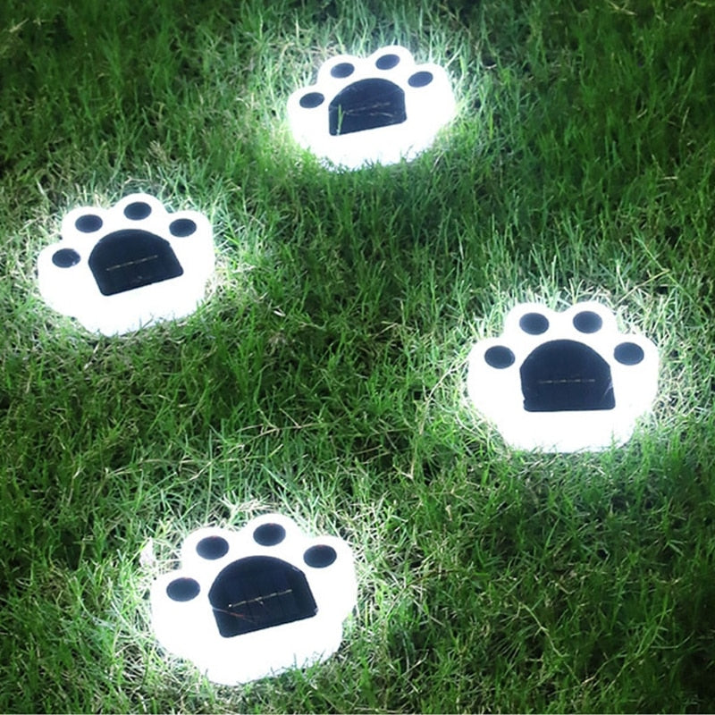 BowLift | Cat Paw Solar Powered Outdoor Floor Lamps
