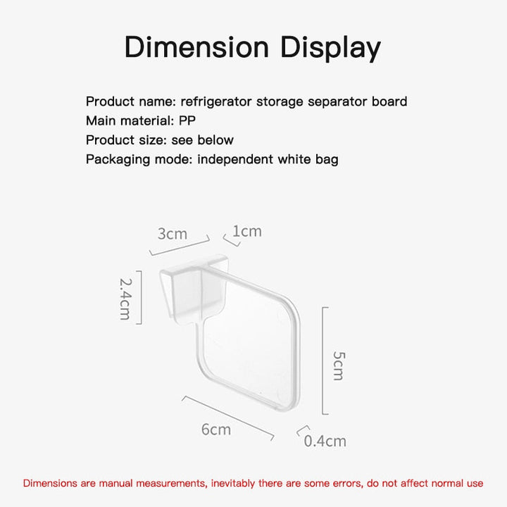 BowLift | Refrigerator Storage Divider Board