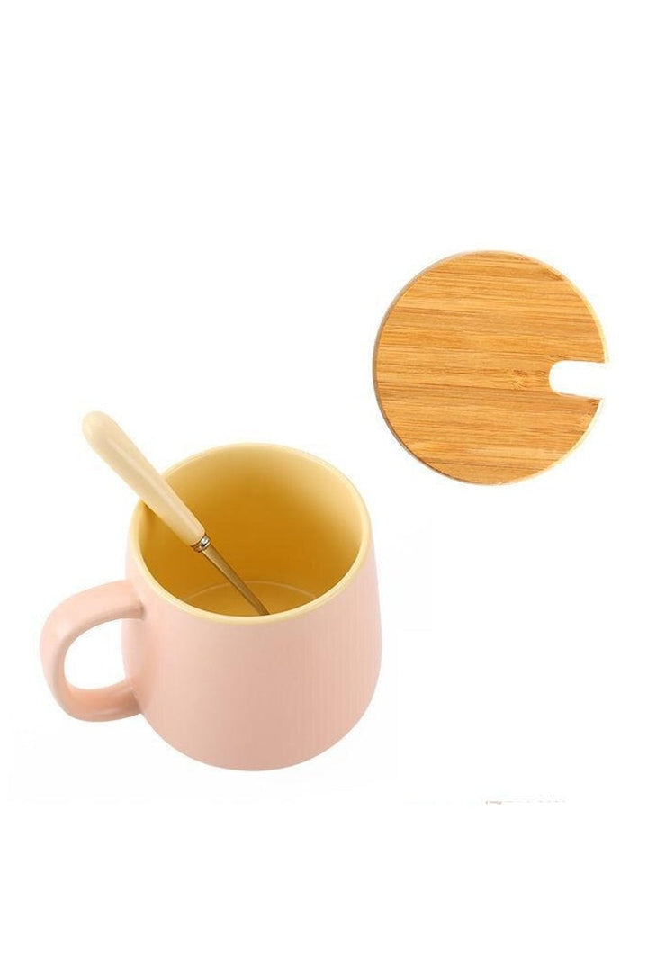 Ceramic mug with lid | Bowlift