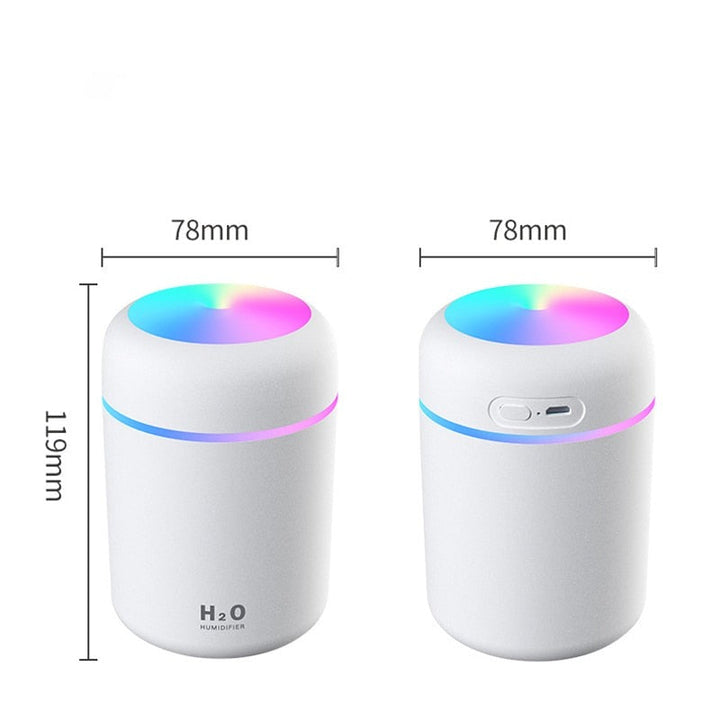 AquaMist Humidifier - Colorful Lighting for Atmosphere Bowlift