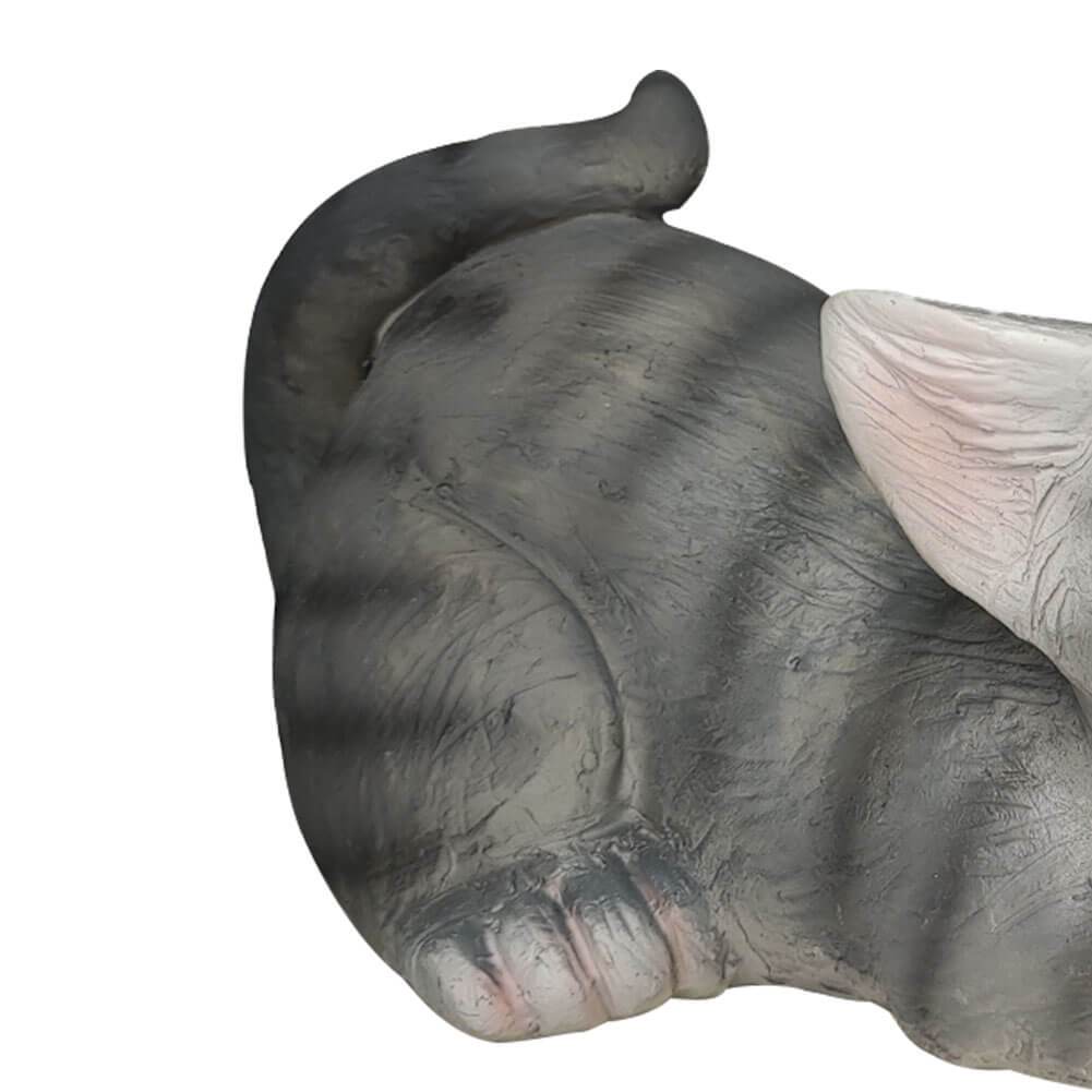 BowLift | SolarPurr Garden Light | LED Cat Figure with Butterfly | Solar Powered | Weatherproof | Outdoor Decoration