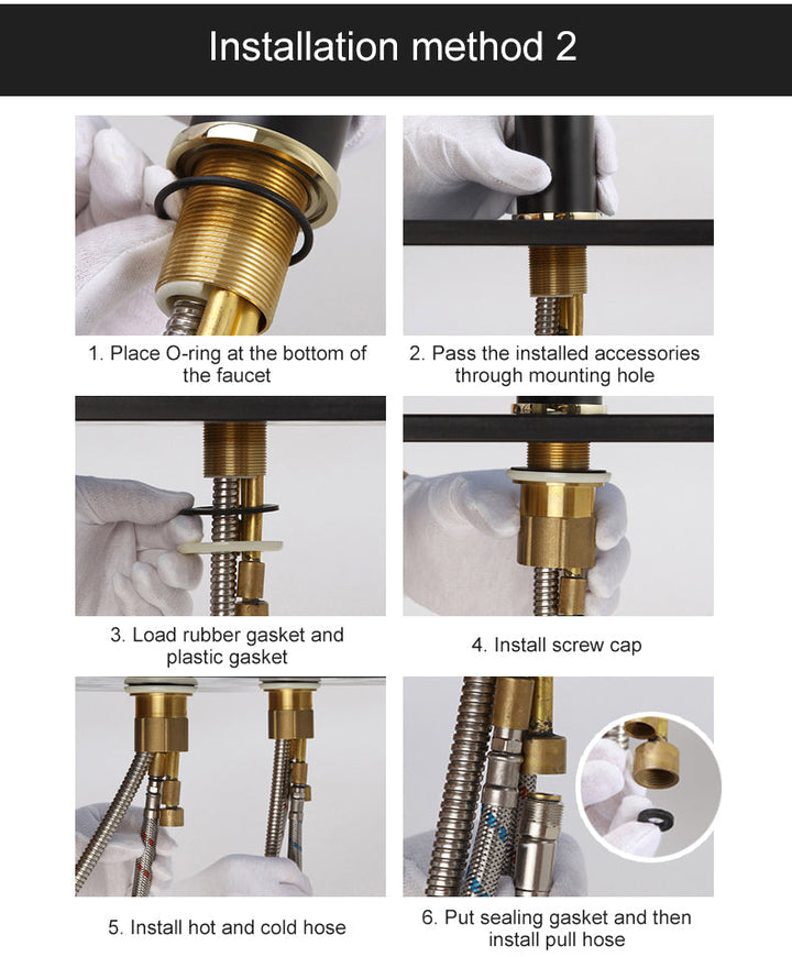 BowLift | Elegant Temperature Display Smart Faucet